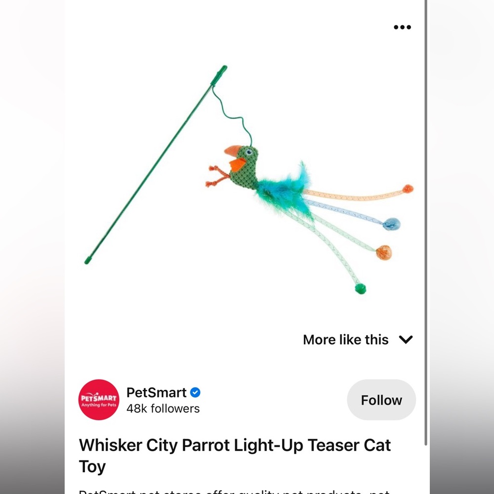 ISO - Whisker City Cat Teaser Toy